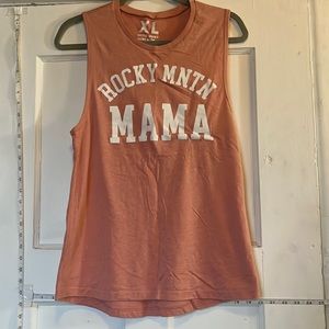 BOGO - NWOT “Rocky Mntn Mama” muscle tank